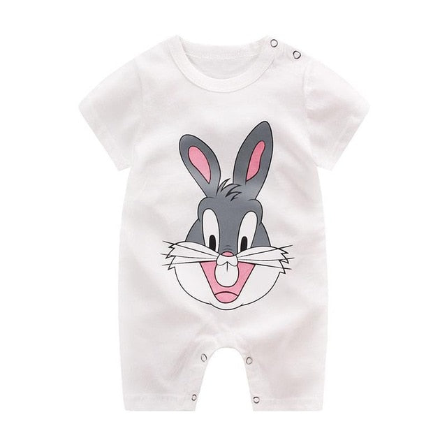 Colorful Baby Short Sleeve Romper