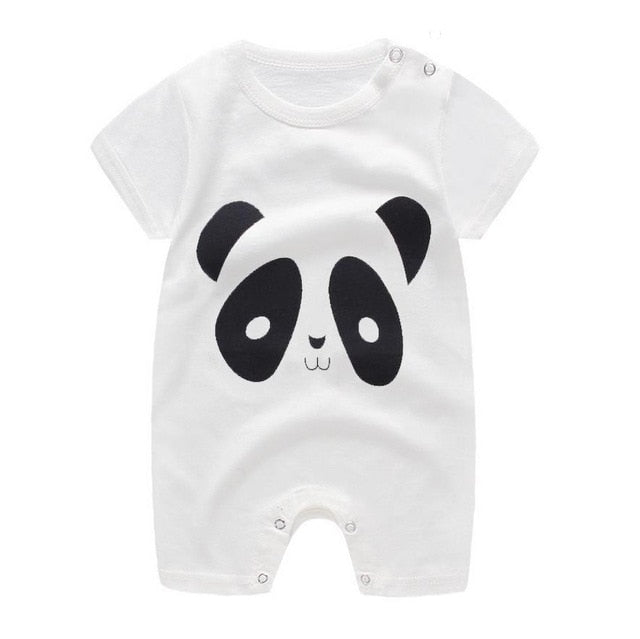 Colorful Baby Short Sleeve Romper