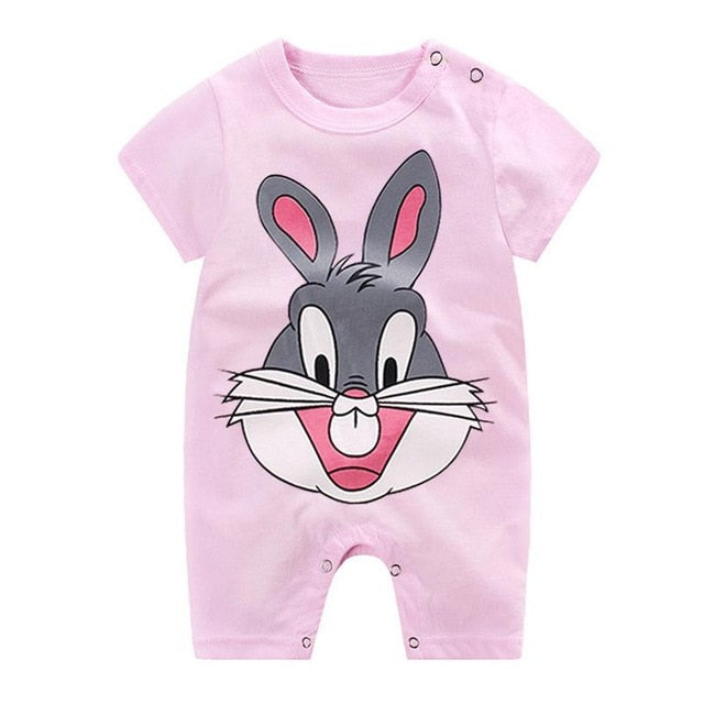 Colorful Baby Short Sleeve Romper