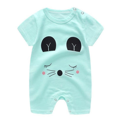 Colorful Baby Short Sleeve Romper