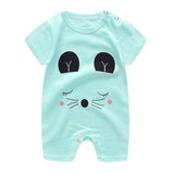 Colorful Baby Short Sleeve Romper