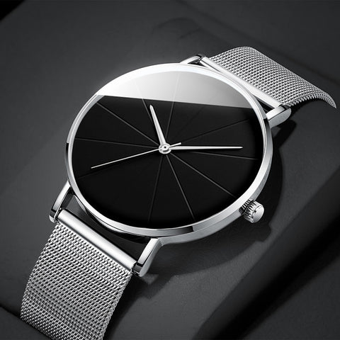 Ultra Thin Stainless Steel Mesh Belt Watch