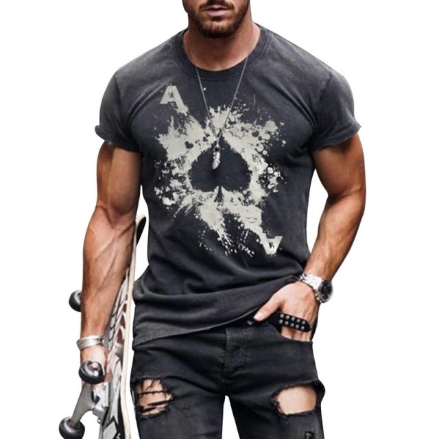 Abstract Print T-Shirt