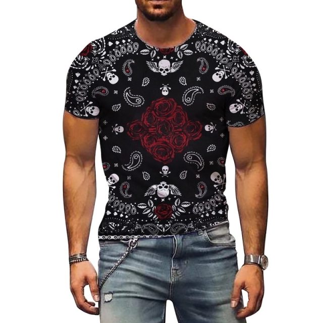 Abstract Print T-Shirt