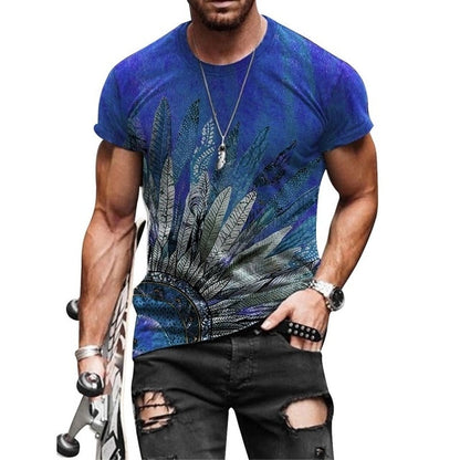 Abstract Print T-Shirt