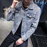 Retro Motorcycle Denim Jacket