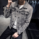 Retro Motorcycle Denim Jacket