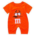 Colorful Baby Short Sleeve Romper