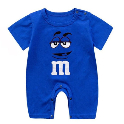 Colorful Baby Short Sleeve Romper