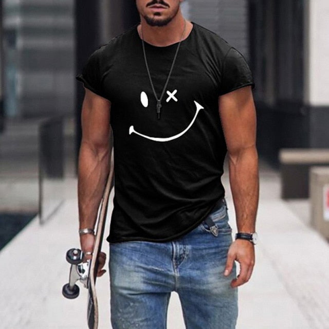 Abstract Print T-Shirt