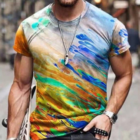 Abstract Print T-Shirt