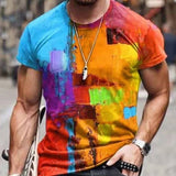 Abstract Print T-Shirt