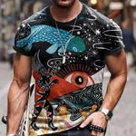 Abstract Print T-Shirt
