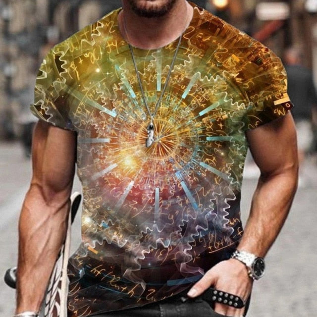 Abstract Print T-Shirt