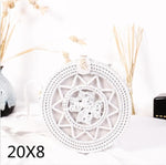 Round Straw Shoulder Bag