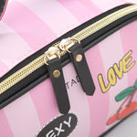 Leather Portable Cosmetic Bag