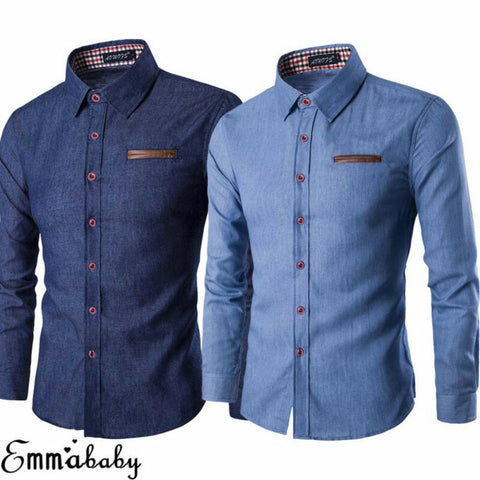 Denim Long Sleeve Shirt