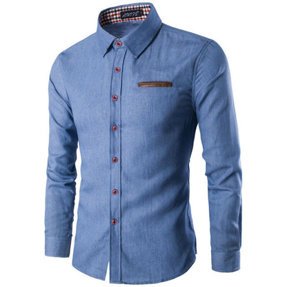 Denim Long Sleeve Shirt
