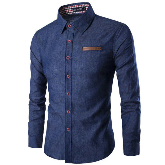 Denim Long Sleeve Shirt