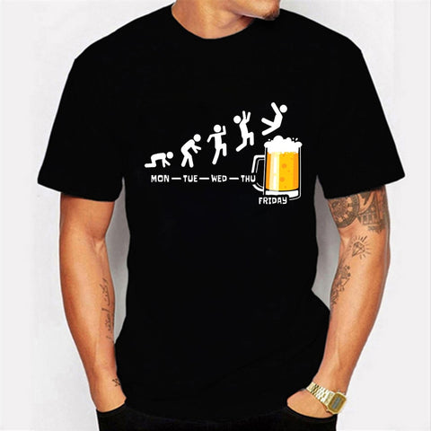 Beer Friday Funny Graphic T-Shirt