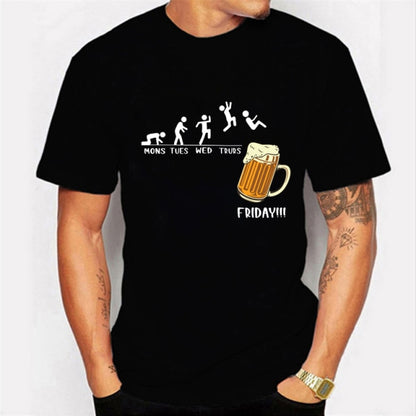Beer Friday Funny Graphic T-Shirt