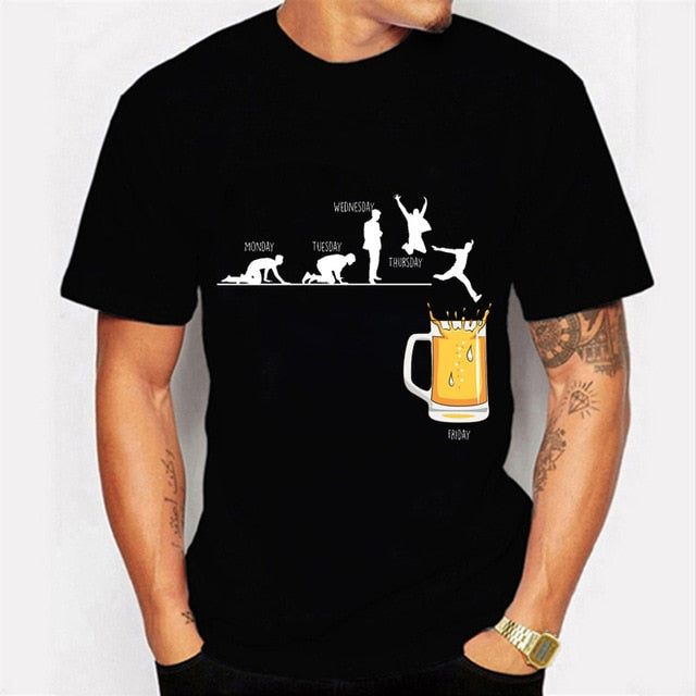 Beer Friday Funny Graphic T-Shirt