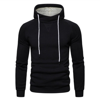Sweatshirts Solid Hoody Fleece Thick Hoodies Men Sportswear Zipper Sweatshirts Men