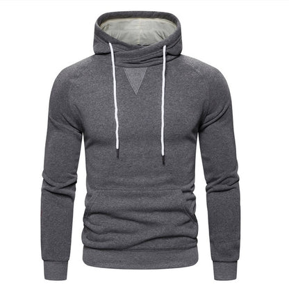Sweatshirts Solid Hoody Fleece Thick Hoodies Men Sportswear Zipper Sweatshirts Men