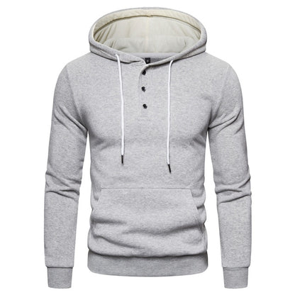 Sweatshirts Solid Hoody Fleece Thick Hoodies Men Sportswear Zipper Sweatshirts Men