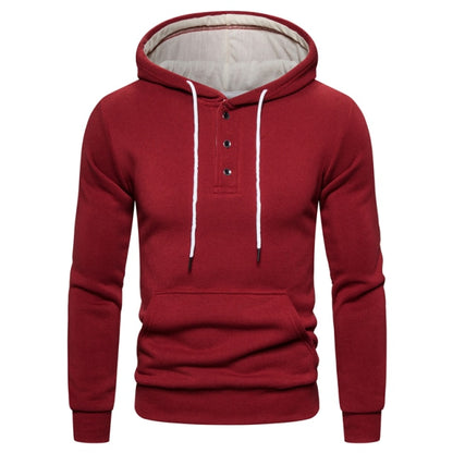 Sweatshirts Solid Hoody Fleece Thick Hoodies Men Sportswear Zipper Sweatshirts Men