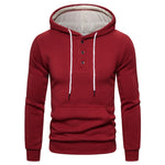 Sweatshirts Solid Hoody Fleece Thick Hoodies Men Sportswear Zipper Sweatshirts Men