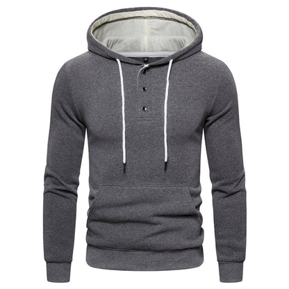Sweatshirts Solid Hoody Fleece Thick Hoodies Men Sportswear Zipper Sweatshirts Men