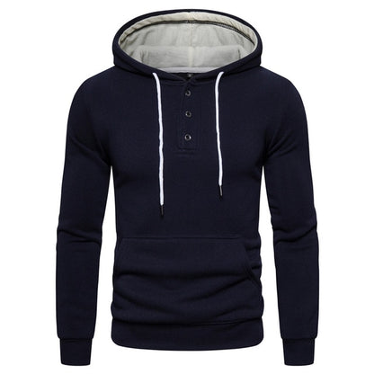 Sweatshirts Solid Hoody Fleece Thick Hoodies Men Sportswear Zipper Sweatshirts Men