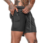 Men's Beach Shorts with Phone Pocket