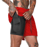 Men's Beach Shorts with Phone Pocket