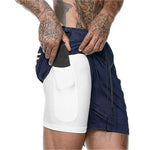Men's Beach Shorts with Phone Pocket