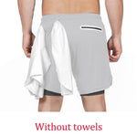Men's Beach Shorts with Phone Pocket