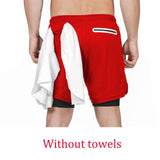 Men's Beach Shorts with Phone Pocket