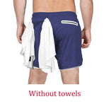 Men's Beach Shorts with Phone Pocket