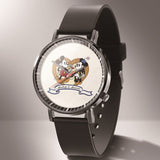 Leather Mickey Quartz Watch