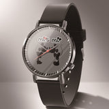 Leather Mickey Quartz Watch