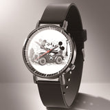 Leather Mickey Quartz Watch