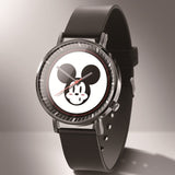 Leather Mickey Quartz Watch