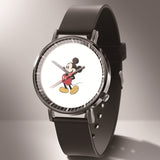 Leather Mickey Quartz Watch