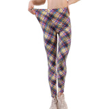 Plaid Push Up Leggings
