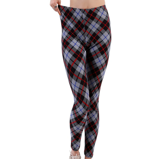 Plaid Push Up Leggings