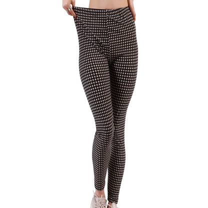 Plaid Push Up Leggings