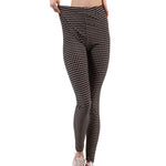 Plaid Push Up Leggings