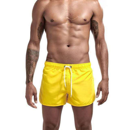 Adjustable Strap Breathable Swimming Trunks