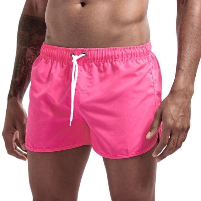 Adjustable Strap Breathable Swimming Trunks